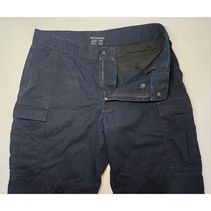 5.11‎ Tactical Mens Size XL (39 1/5) Navy Blue Rip Stop Cargo Pants EMS